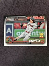 2024 Topps Series 1 #156 Corbin Carroll Arizona Diamondbacks Rookie Cup