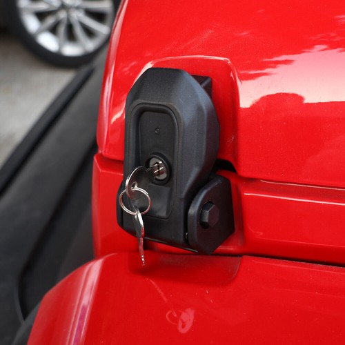 2PCS Lockable Hood Latches With Keys Accessories For 20182023 Jeep