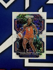 STEPHANIE JONES 2022 PANINI PRIZM WNBA #134 WHITE SPARKLE SP SSP