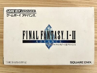 ファイナルファンタジー1・2 Nintendo Game Boy Advance Final Fantasy 1 2 ⅠⅡw/box GAB Square