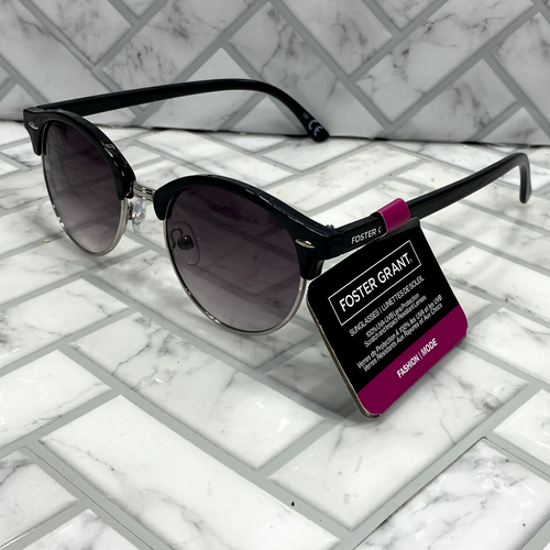 Lunettes De Soleil Foster Grant Secret - Femme, Noir Gris - Neuves Avec Étiquettes
