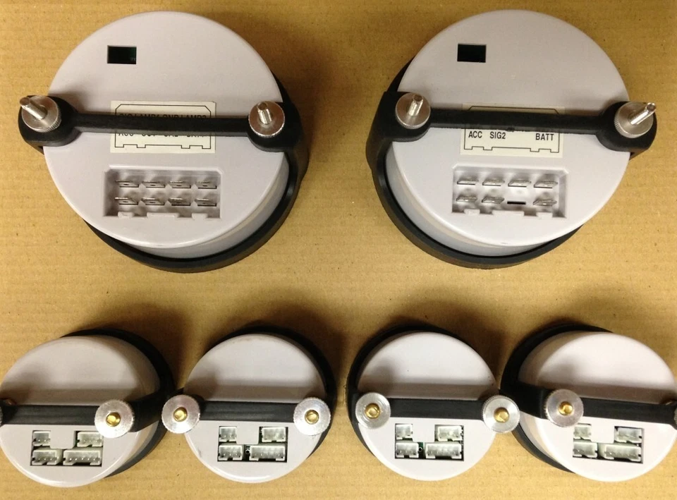 Juego de 6 calibres SCX 60s Muscle, biseles inoxidables, 6964SS Foto 3 de 3