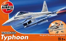  Airfix QUICK BUILD Eurofighter Typhoon Snap Together Plastic Model Kit J6002