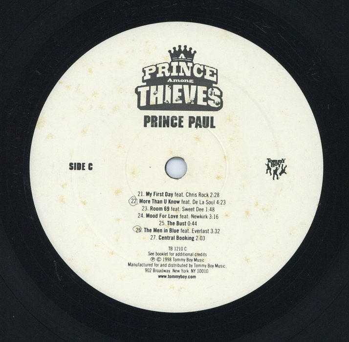 Prince Paul - A Prince Among Thieves '99 2xLP US ORG!EX/EX+