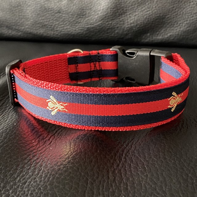 GUCCI BEE DOG COLLAR Size Small eBay