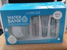 LANEIGE Water Bank Blue Hyaluronic Hydration Moisturizer/Toner/Serum/Eye 4pc SET