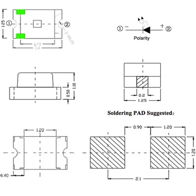 LED Arancione Le-On, SMD, 2,4 V, 2012 (0805) | RS - Foto 7