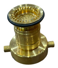 Giacomini A7BY011 2-1/2in Nst Adjustable Fog Nozzle With Bumper Rough Brass