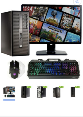 Restored HP Gaming PC Tower G1 Intel Core i3 Processor