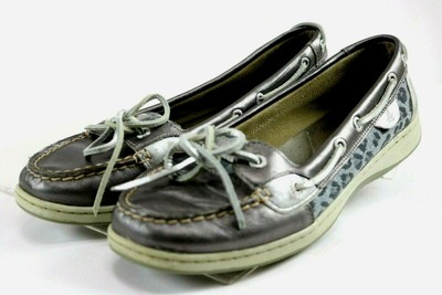sperry metallic boat shoes