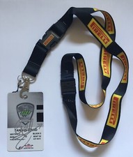 Boleto VIP Gabriele Tarquini firmado Fórmula 1 firma autógrafo firma