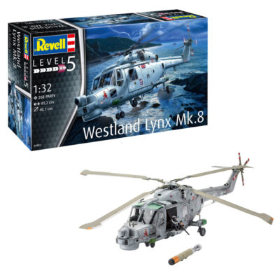 Westland Lynx Mk. 8 Militärhubschrauber 1:32 Bausatz Helikopter Revell 04981 NEU