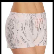 PJ SALVAGE Womens Pale Pink Marble Swirl Lounge Pajama Shorts XL