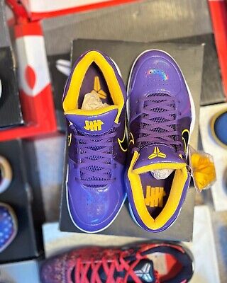 Nike Zoom Kobe 4 Protro x Undefeated Los Angeles Lakers (CQ3869-500) Size  9-10