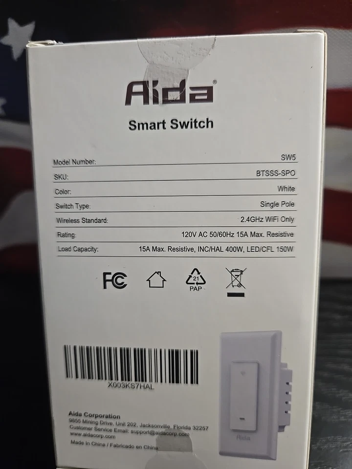 Smart Switch. Voice Control, Apple Control, Works W/ Google Home/ Alexa - Image 2 of 2