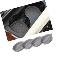 4PCS Car Cup Holder Coaster, Silicone Non-Slip Vehicle Cup Holder Insert Pads...