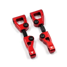 NEW Yeah Racing KYFZ-005RD Aluminum Rear Upper Arms Set for Kyosho 1/10 Fazer Mk