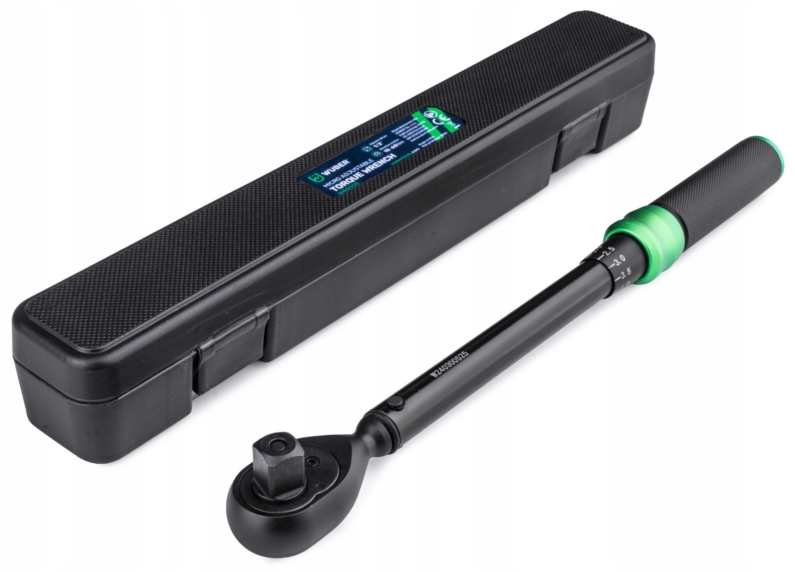 Clé Dynamométrique 1/2 Pouce 10-60 Nm WUBER Outillage Mécanique Professionnel