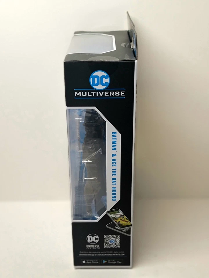 McFarlane Toys DC Batman & Ace Bat-Hound Platinum CHASE & Edición Regular Foto 3 de 4
