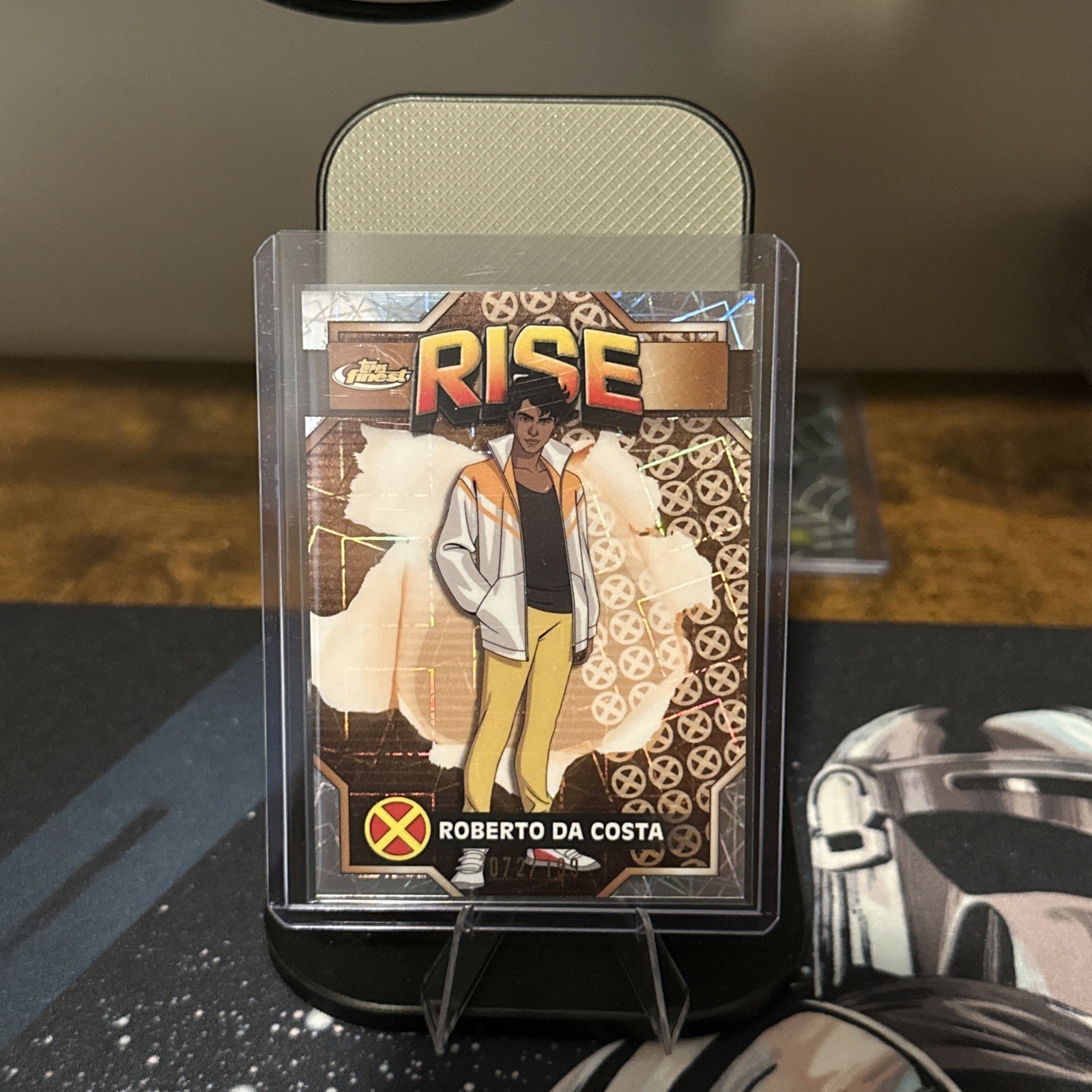 2025 Topps Finest Marvel X-Men 97 Roberto Da Costa Rise Lazer /199 #24 FJ5ZY