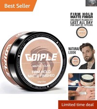 100g Water-Based Hair Clay Pomade for Natural Matte Look - All Hair Types