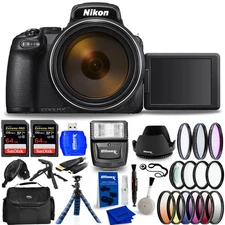 Nikon COOLPIX P1100 Digital Camera + 128GB + Filter Kit Bundle