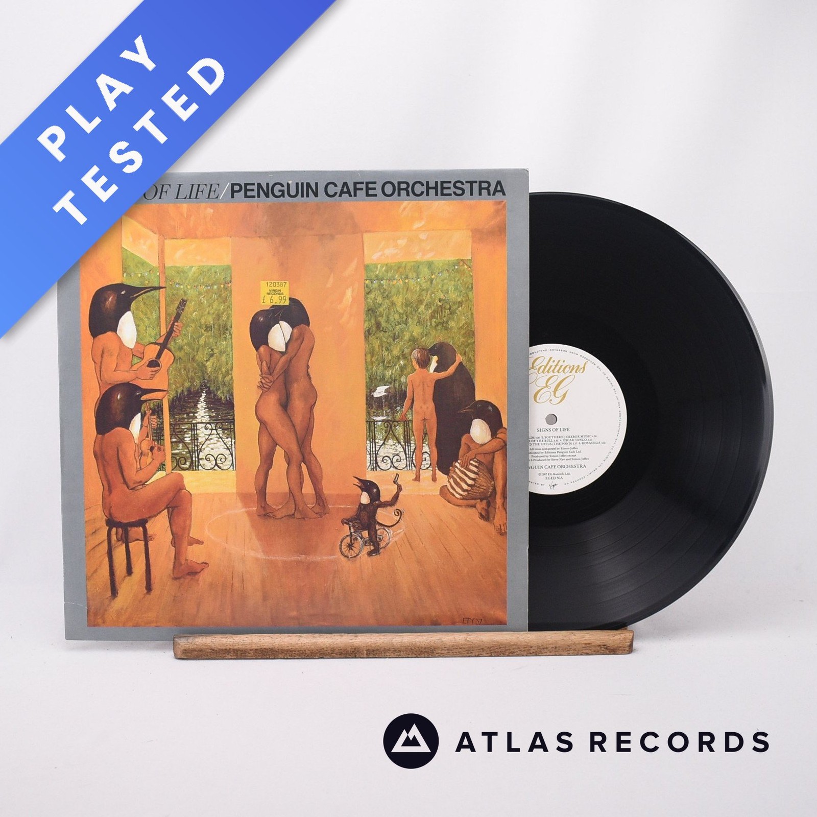Penguin Cafe Orchestra Signs Of Life A-1U B-1U LP Album Vinyl Record - EX/VG+