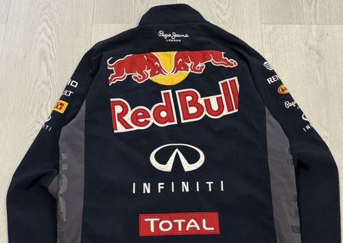 Red Bull Racing Jacket F1 Infinity Pepe Jeans Navy Blue Softshell Jacket Medium - Picture 3 of 8