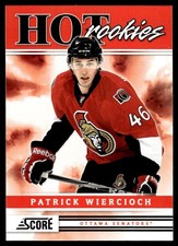 2011-12 Score Hot Rookies Patrick Wiercioch Rookie Ottawa Senators #528