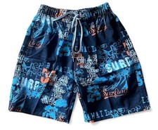 Boys Size 3-7 Navy Blue Surf Hawaii Summer Board Shorts Swimmers Bathers Swimwea