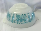 Pyrex 441 Turquoise Amish Butterprint Cinderella Mixing Bowl 1 1/2 Pint