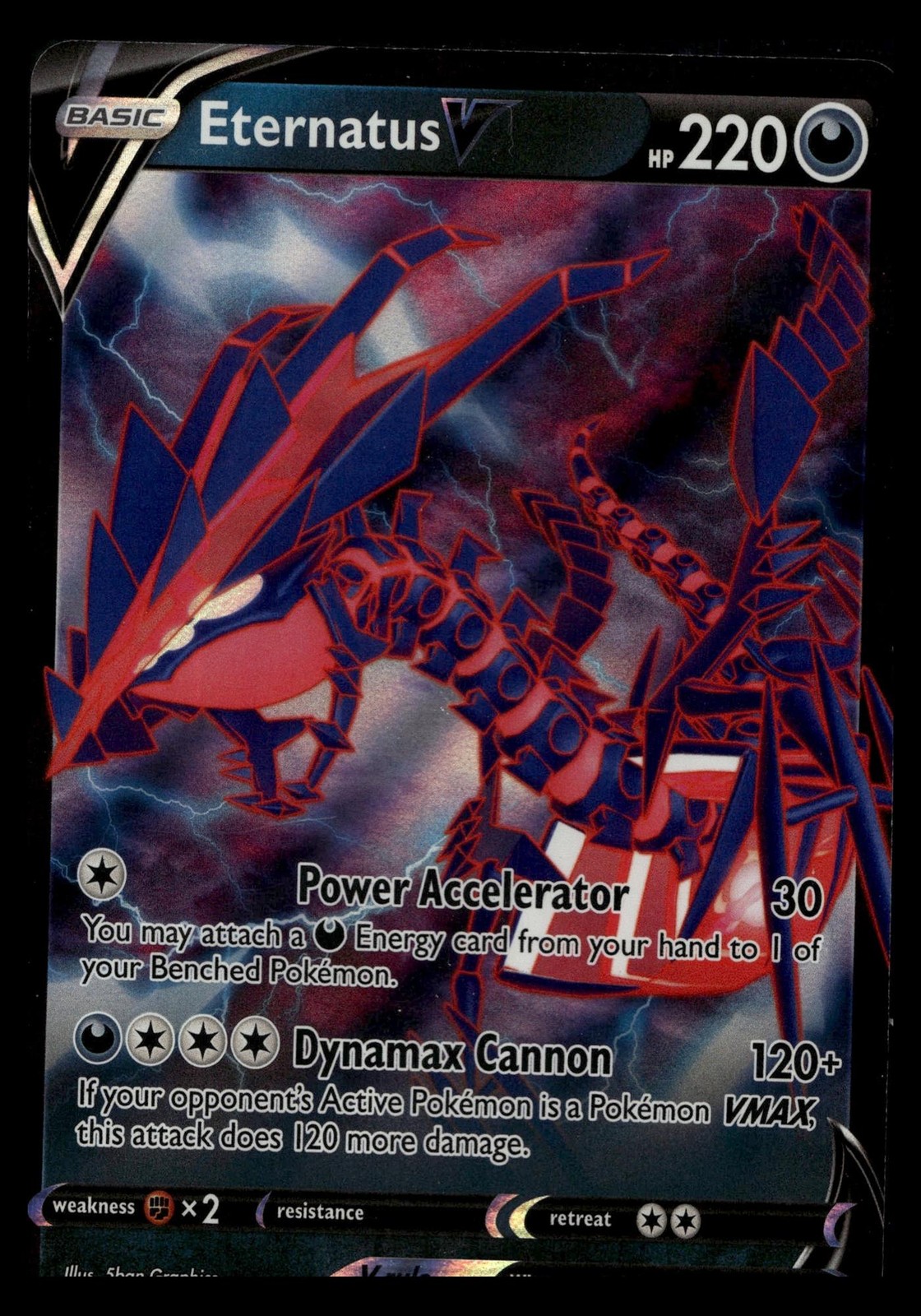 Eternatus V SWSH064 Pokemon 2019 SWSH Black Star PR-SW Holo NM