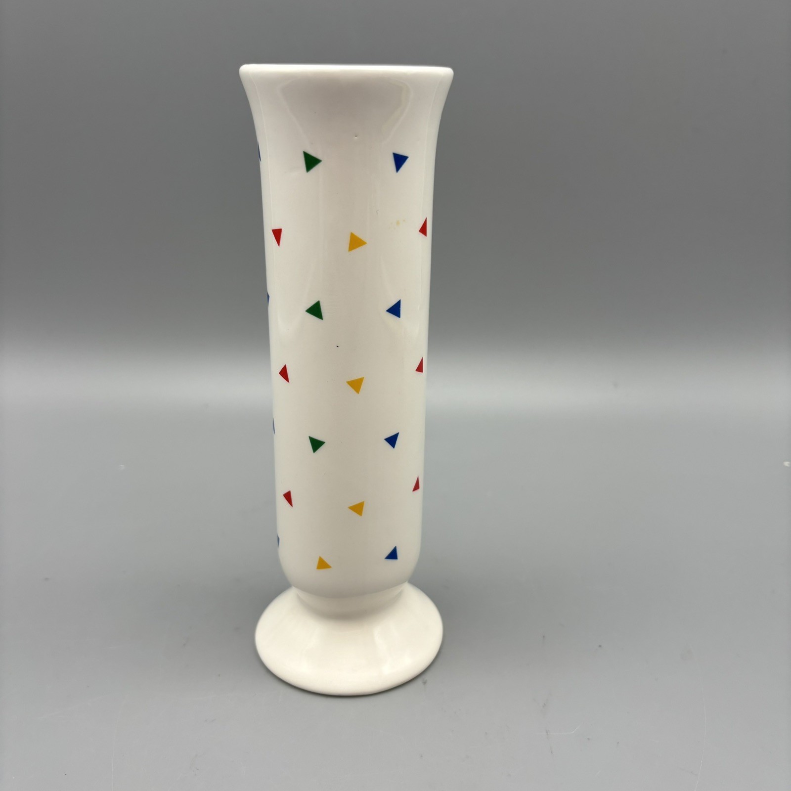 Vintage 1987 FTD Bud Vase Rainbow Colors Pride