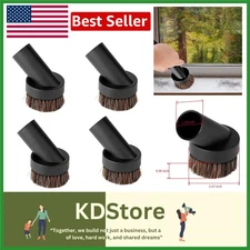 Universal Soft Bristle Vacuum Dust Brushes (4-Pack)