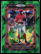 2023 Panini Prizm Blue Ice Prizms #52 Cristhian Vaquero Washington Nationals