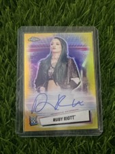 2021 Topps Chrome WWE Ruby Riott #65 Gold Refractor /50