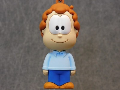 Garfield NEW * Jon Clip * Blind Bag Series 1 Cartoon Cat Key Chain Monogram