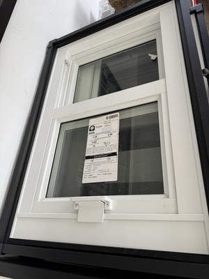 Sentinel Single-Hung Casement Home Window White Aluminum Double-Pane Laminated