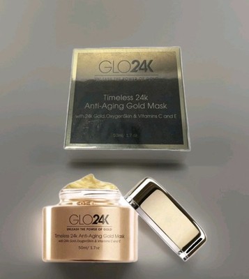 GLO24K ~ GLO 24K, ANTI-AGING, REJUVENATING, GOLD, EYE CREAM Rosehip Oil ~ 1.7 OZ