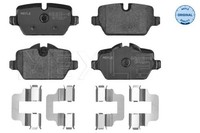 Meyle Bremsbelagsatz, Scheibenbremse 025 236 2316 FüR BMW Mini