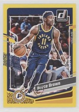 2023-24 Panini Donruss Yellow Flood Bruce Brown #183 e9p