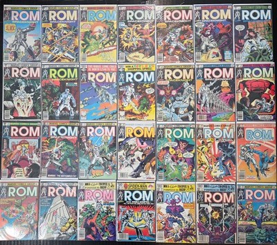 ROM SPACEKNIGHT 1-75 + ANNUAL #4 COMIC LOT FULL RUN MARVEL COMICS | eBay
