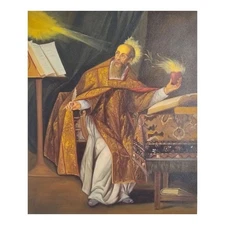 Hand Painted Square - Oil on Canvas 50x60 CM - Made in Italy - Rene