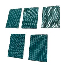 5x Violin Viola Bow Shaft Lizard Leather Grip Lapping