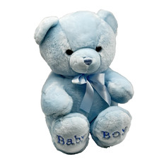 AURORA WORLD Baby Newborn Teddy Bear Stuffed Plush Animal W/Bow Lovey Gift 17"