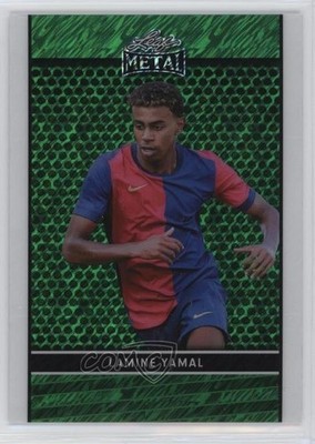 2024 Leaf Collective Promotional Green Shimmer 26/50 Lamine Yamal #LB-4 7y2