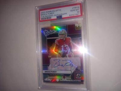 2022 Brock Purdy  The Rookies /99 Auto PSA 10