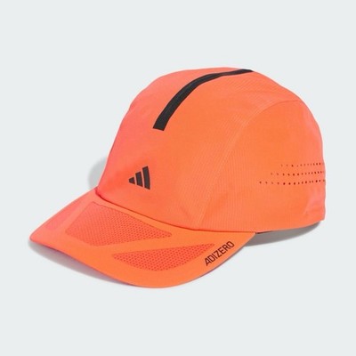 Adidas Adizero leichte Climacool verstellbare Laufkappe Mütze ''rot'' - Größe OSFM