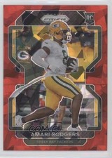 2021 Panini Prizm Rookie Red Ice Prizm Amari Rodgers #405 fm0