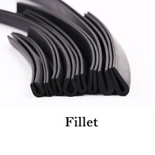 Edge Protection Frame Profile Rubber Edging Trim Seal U-profile Slot 1mm 12mm